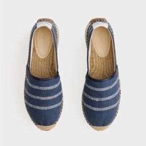 Rag & Bone Espadrille Linen Runner Slip On Sneakers 38.5